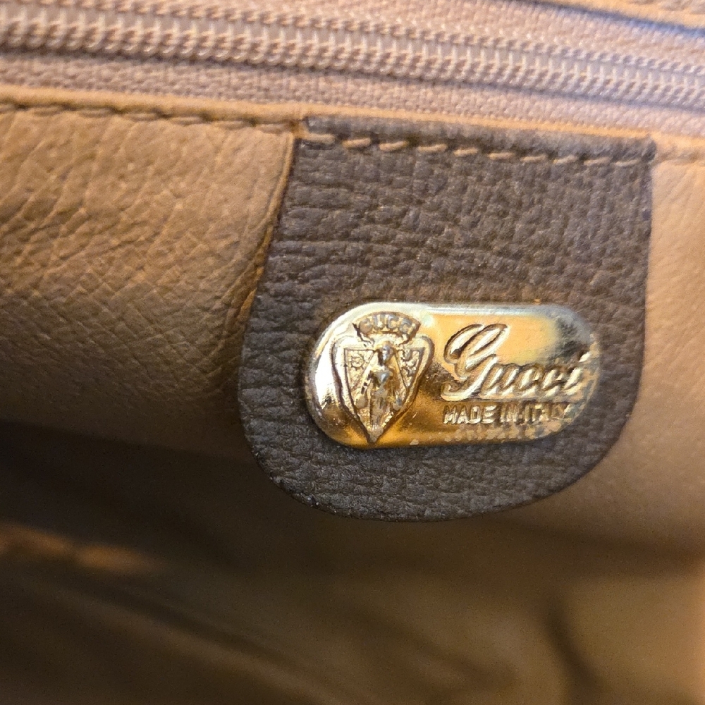 Rare Vintage Gucci Brown Crossbody Bag - Picture 8 of 13